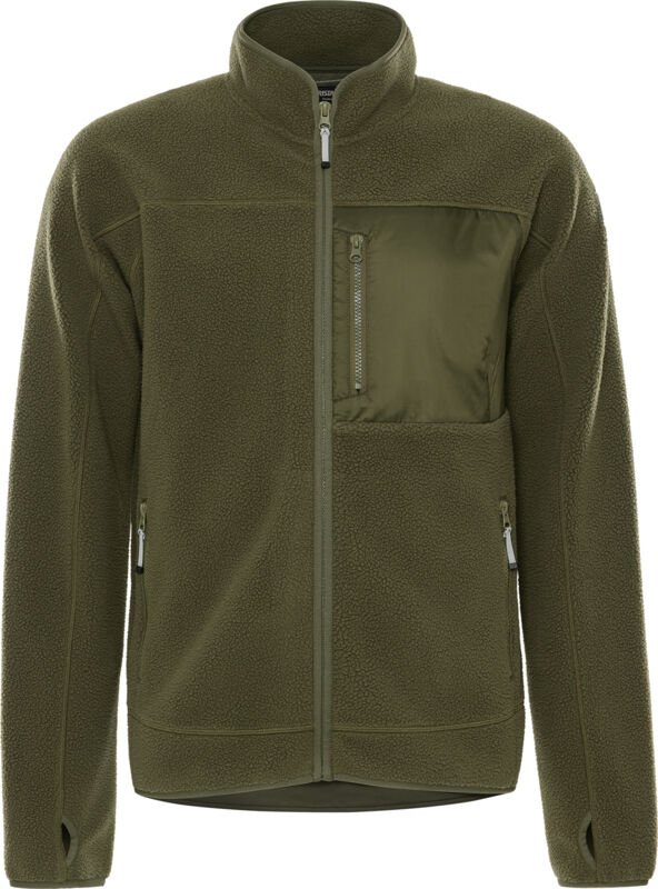FRISTADS 300524-741 Argon Micro Webpelz-Fleecejacke Gr.XS Army Grün hell