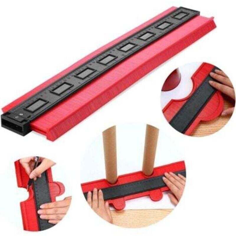jauge de contour, jauge de contour irrégulière multifonctionnelle, outil de marquage facile du bois, adapté aux mesures ...