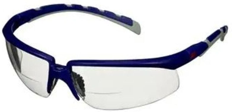 3M - S2020AF-BLU Schutzbrille mit Antibeschlag-Schutz, mit Antikratz-Schutz Blau, Grau en 166 din 166