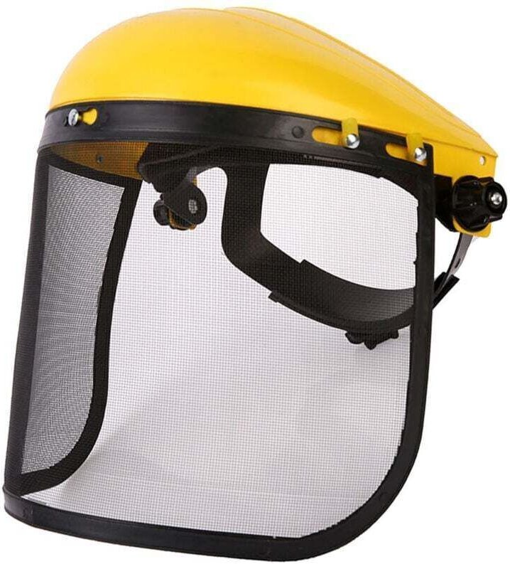Vtizikl Visière de Visage, Tondeuse d'herbe de Jardin Casque de Protection Faciale Chapeau de Protection de Sécurité Pro...