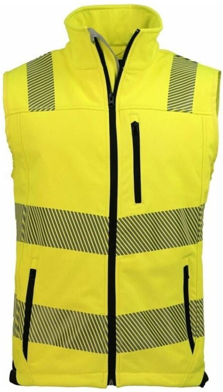 Warnweste, Gr. 3XL gelb/schwarz Gr. 3XL