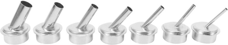 7-Teilige 45-Grad-Gebogene Gebogene WäRmedüSe 2,5 / 3/4/6/7/9/12 Mm HeißLuftdüSen für die quick 861DW-LöTstation