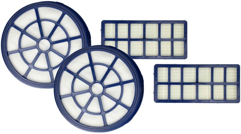 Filter-Set kompatibel mit Hoover BR2230 019, BR2020 019, BR2020 012, BR23PAR011 Staubsauger - 4x Filter (Abluft-Filter, ...