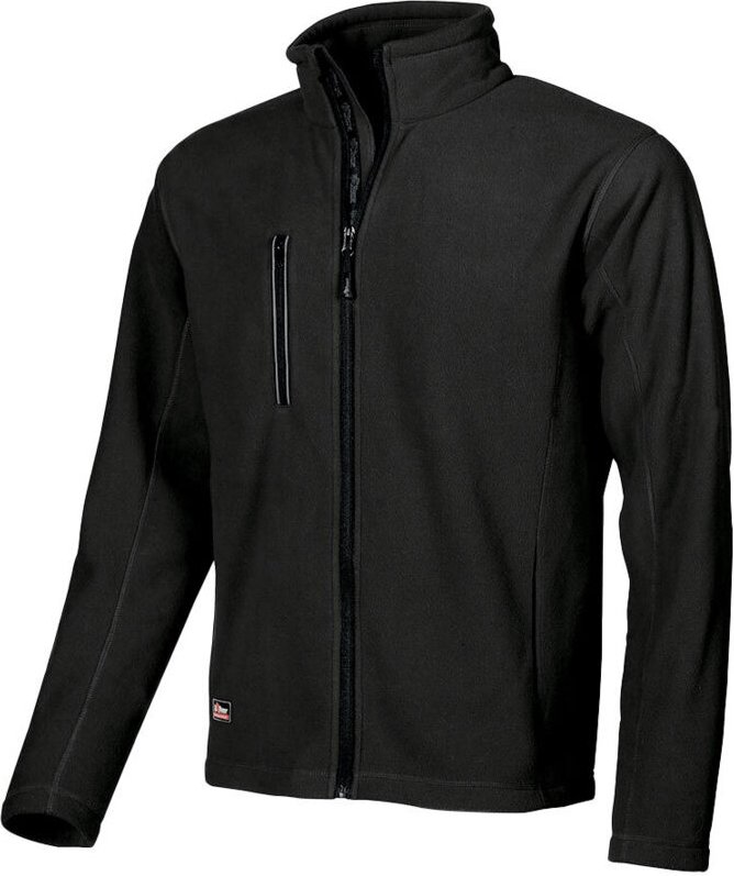 Arbeitsjacke aus Fleece mit Reißverschluss WARM - Schwarz S
