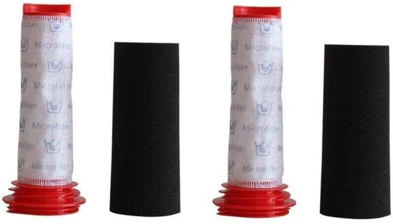 2er-Pack Schaumstofffilter und Mikrofilter für die Akku-Staubsauger Bosch XU, BCH6ZOOO und Bosch BBH625W60 - KZQ