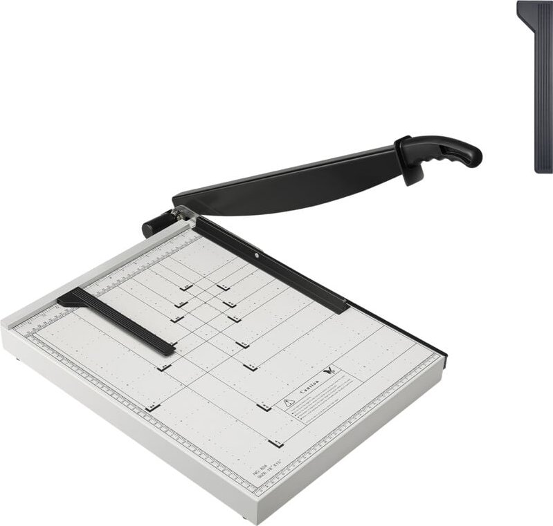 Mophorn - 18' Hochleistungs-Papierschneider,Guillotine-Schneidemaschine mit 20 Blatt Kapazität,Schutzschiene und Klingen...