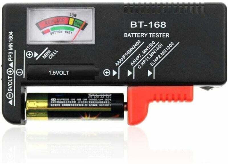 BT168 Batterietester – Universeller Batterieprüfer für AAA-, CD-, 9V- und 1,5V-Anschlüsse