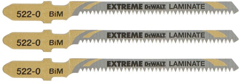 DeWALT DT2081-QZ Blatt de Säge de Stichsäge, de Säge de Dekupiersäge und de Säbelsäge Blatt de Säge de Stichsäge de 3 St...