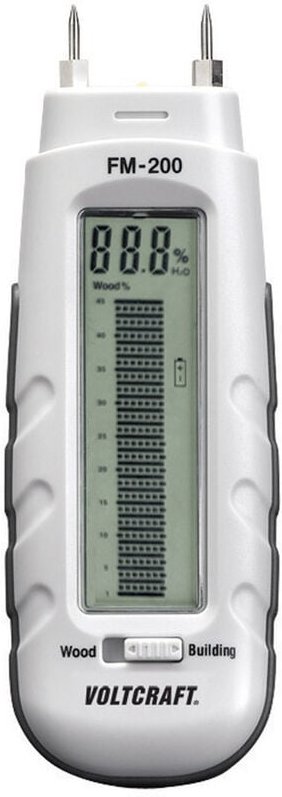 FM-200 Materialfeuchtemessgerät Messbereich Baufeuchtigkeit (Bereich) 0.2 bis 2 % vol Mes - Voltcraft