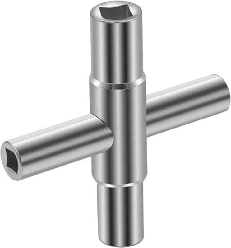 Multifunktions-Schraubenschlüssel Nr. 4-in-1, verstellbar, universeller Wasserhahn-/Vierkantschlüssel, Klempnerwerkzeug,...