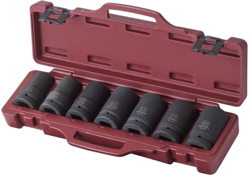 7-t. tiefer Schlagstecknuss Satz 1"