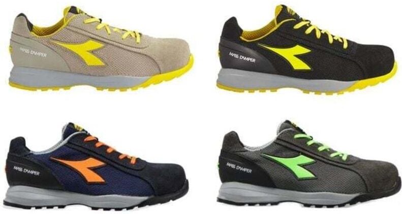 Diadora - Glove mds text low Arbeitsschuhe - 44 eu - Schwarze