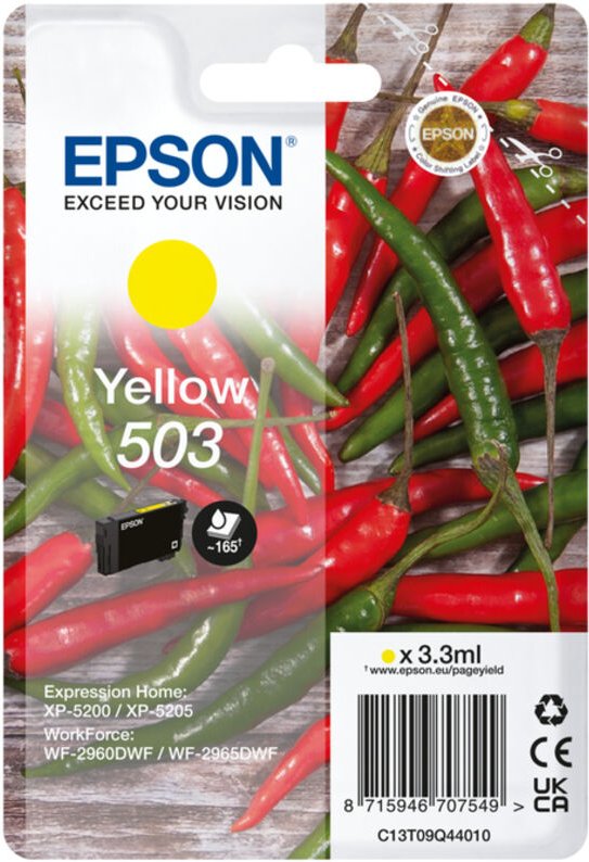 Original Tintenpatrone Epson 503 Gelb
