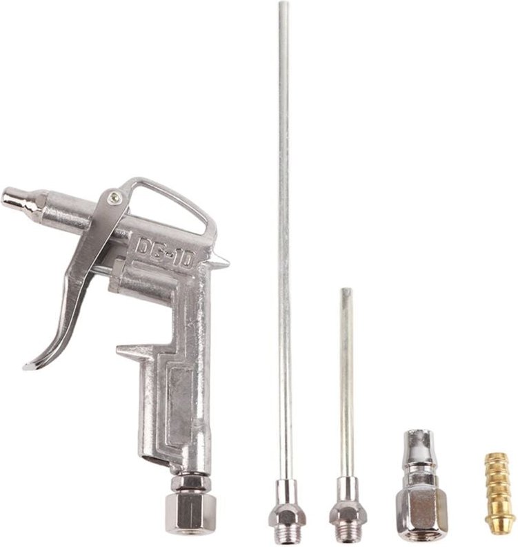 Verstellbarer pneumatischer Staubbläser aus Aluminiumlegierung für die Motorradreparaturindustrie