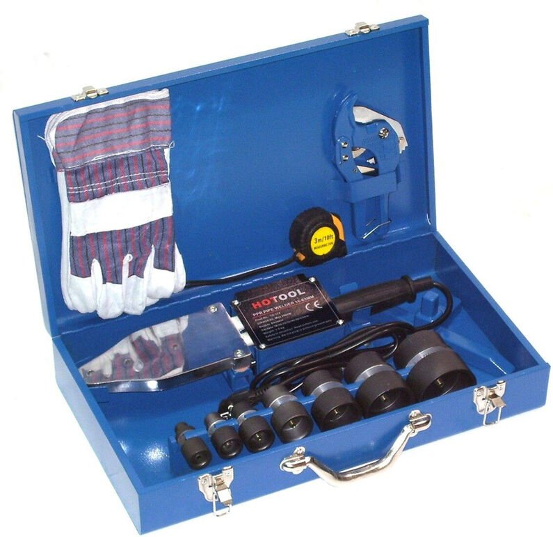 Rohrschweißgerät 55046 Stumpfschweißgerät 2000W PE Schweißgerät PB Rohr bis 63mm