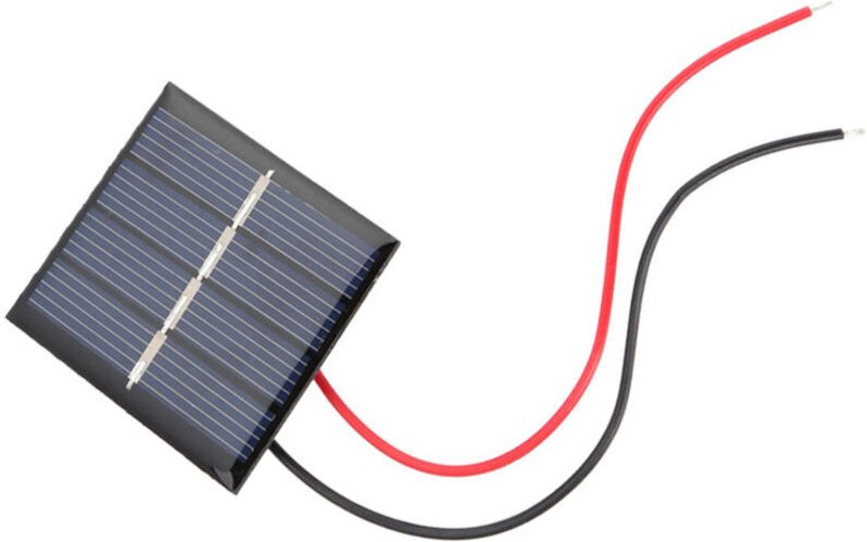 Vtizikl Lot de 2 Mini Panneaux Solaires Polycristallins Panneau solaire photovoltaïque pour Accueil Bricolage, projets s...