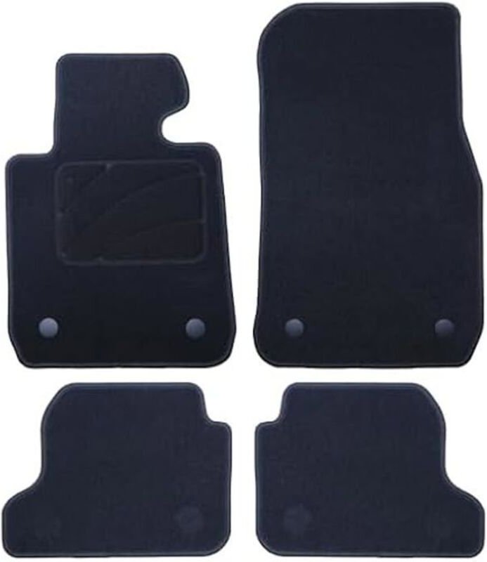 Maßgefertigte Fußmatten - BMW - F22 Series 2 Coupé - 5 Teile - Schwarz - 2014-2019