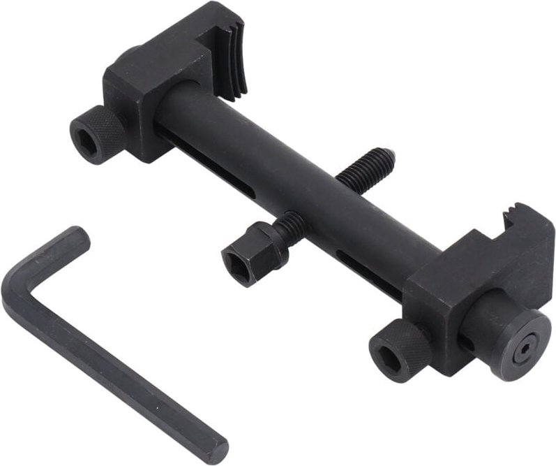 FOREHILL Universal-Abzieher für Keilwellenriemenscheiben, Kurbelwellenabzieher aus Kohlenstoffstahl, verstellbares Kfz-R...