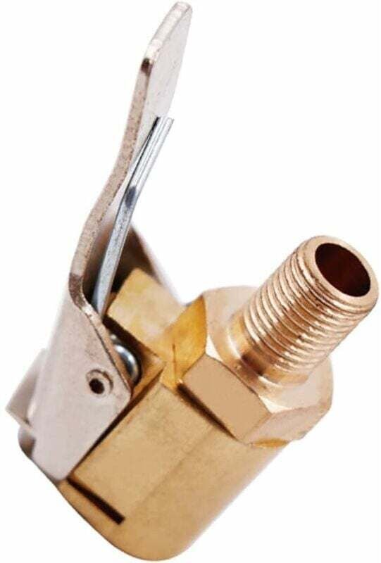 Messing-Aufblasdüse, Luftpumpenklemme, Autoreifenventiladapter, Aufblasventilanschluss, Messing-Düsenpumpen-Aufblasventi...