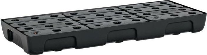 Cemo - Auffangwanne 21 l L976xB395xH95mm Polyethylen mit PE-Rost und Leckanzeiger