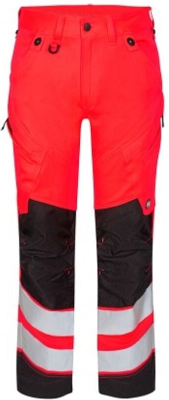 Engel - Warnschutz Bundhose Safety Herren 2544-314 Gr. 54 rot/schwarz