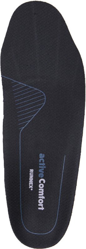 RUNNEX® Semi-orthopädische Einlegesohle activeComfort mid Gr.50 schw/bl, 5407-50