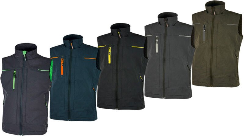 Ärmelloser Arbeitsschutzweste SATURN Dunkelgrün XL