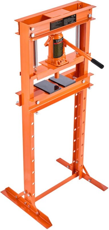 Mophorn 12 Tonnen H-Rahmen Hydraulische Standpresse, Höhenverstellbare Stempelplatten zum Biegen und Richten von Metall,...