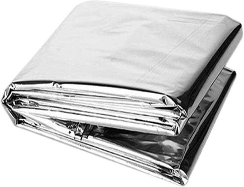 5er-Pack Notfall-Thermodecken aus Mylar, Rettungs-Thermodecken für den Außenbereich, gold-silberne Thermodecken für Outd...