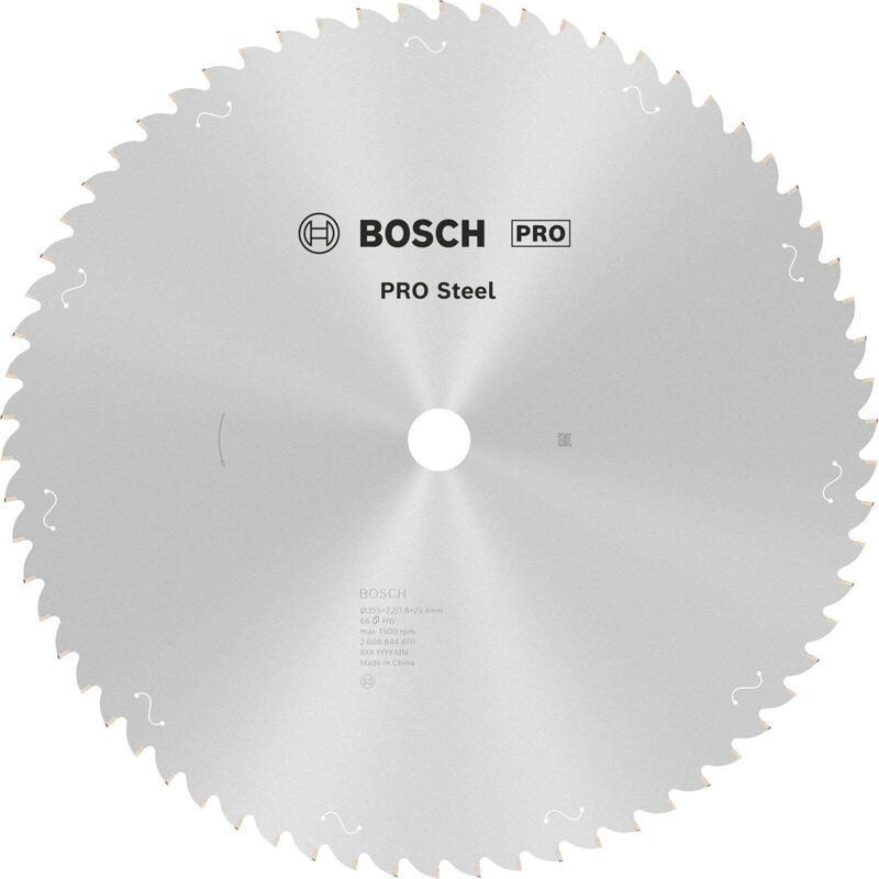 Zubehör - Sägeblatt Stahl 355x2,2 mm, 66 Zähne 2608844870 - Bosch