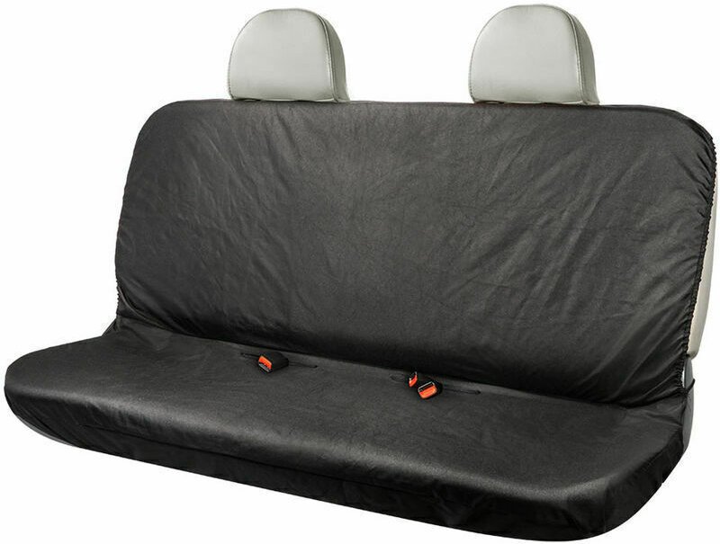 Wasserdichter schwarzer Rücksitzbezug aus 600D Oxford-Gewebe, wasserabweisendes Sitzkissen, universeller Sitzschutz