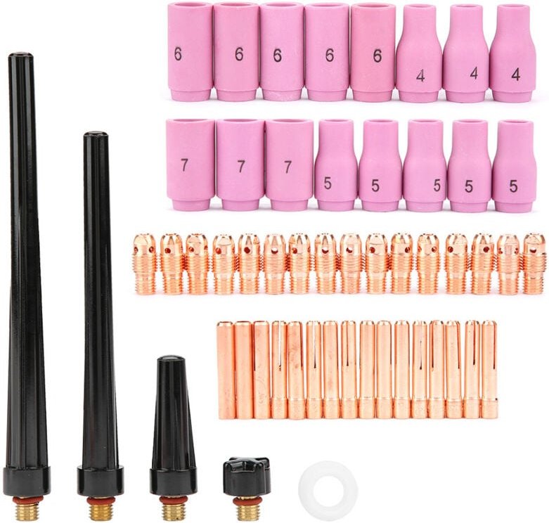 TIG-Schweißbrenner-Gehäuseteile-Set, Gaslinsen-Düsenklemmbecher für WP-9 20 25