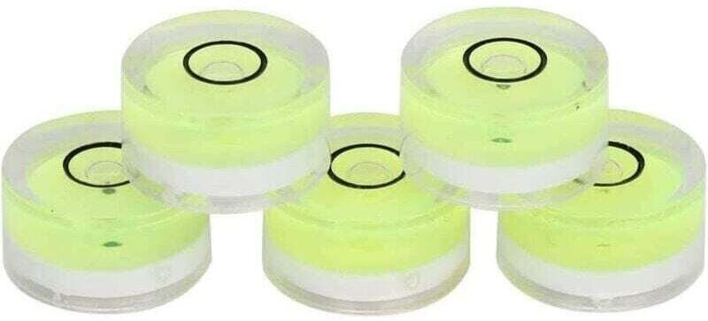 5 Stück 15-mm-Rundwasserwaagen, Mini-Rundwasserwaagen, XU, Libellen für Waagen, zur horizontalen Kalibrierung von Waagen...