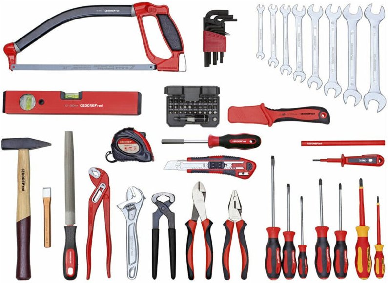 Gedore red R21000072 Werkzeugsatz BASIS lose 72tlg