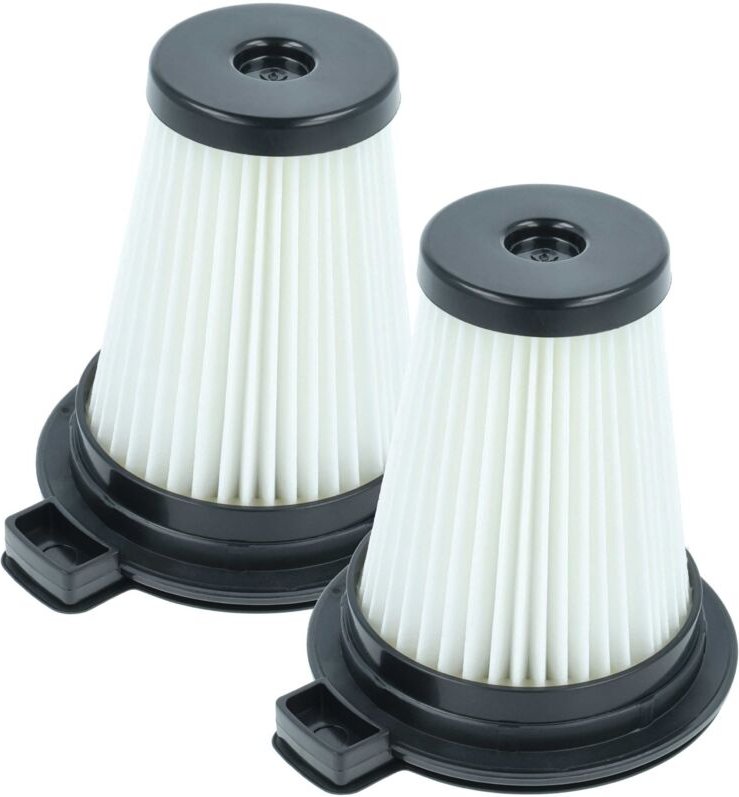 vhbw 2x Faltenfilter Ersatz für Grundig C00874236, 874236, 9178039181 für Nass- & Trockensauger - Patronenfilter Schwarz...