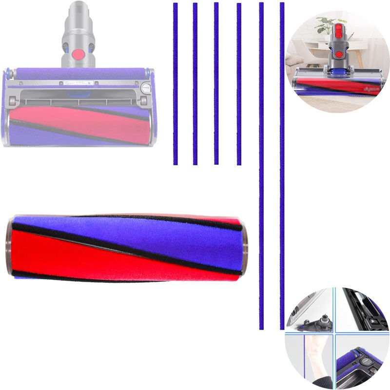 Bürste Ersatzbürste Für Dyson V6 V7 V8 V10 V11 Soft Tufted Bodenbürste, Dyson V8 Bürste Soft Roller Für Dyson Zubehör, M...