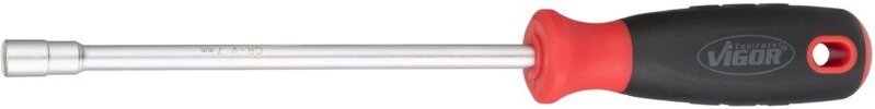 VIGOR Steckschlüssel Schraubendreher, Außen Sechskant Profil, SW 7 mm