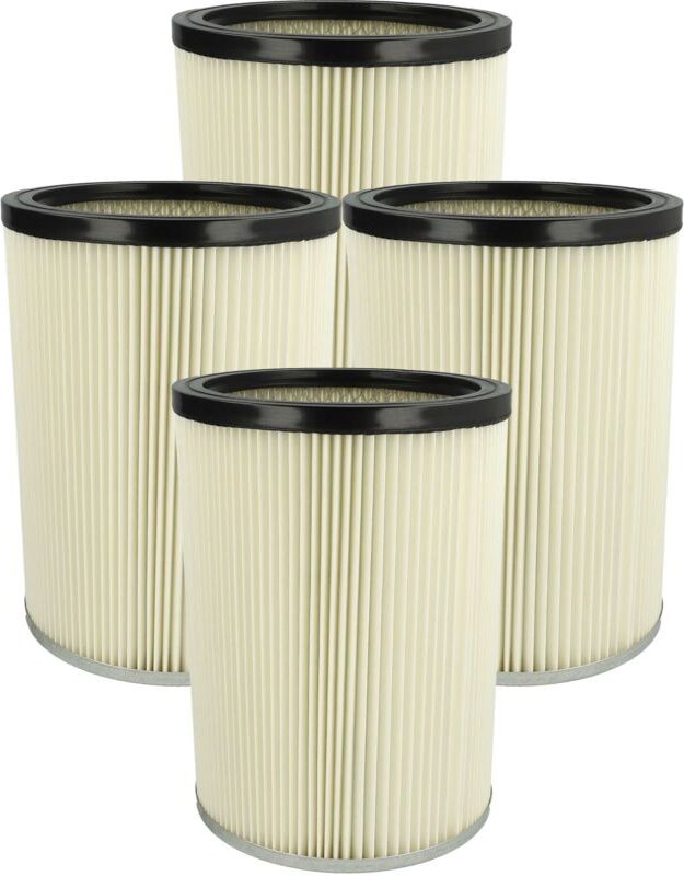 vhbw 4x Faltenfilter kompatibel mit Kärcher NT 801 B1, NT 801 B1 S, NT 80/1 B1 M S, NT 993 I Staubsauger - Patronenfilte...