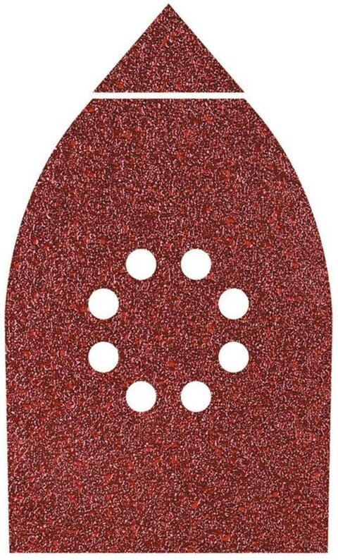 Wolfcraft Haftschleifscheiben Ø 107 x 142 mm Korund 6 Stück Haftschleifscheiben