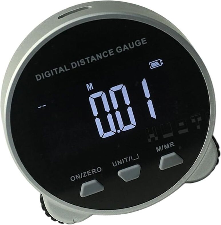 Thumbnail - Multifunktionales digitales Messrad mit LCD-Bildschirm – Hochpräzises Distanzmessgerät für den Innen- und Außenbereich –...
