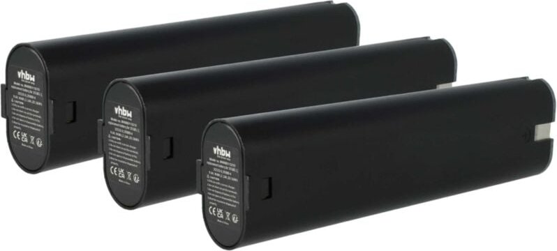vhbw 3x Akku kompatibel mit Makita 8400VD, 8400VDW, 8400DW, 8402VDW, 903D, 8402DW, 8402VD, 903DW Werkzeug (2100 mAh, NiM...