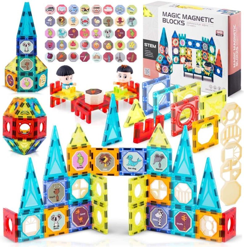Magnetischer bausteine turm rk 768 ricokids