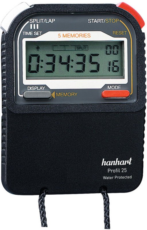Hanhart Stoppuhr Pro 25 1/100 Sek.dig.