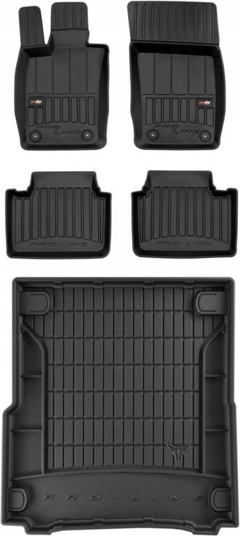 SET 3D Gummimatten für Porsche Panamera 2 e-Hybrid ab 2016-