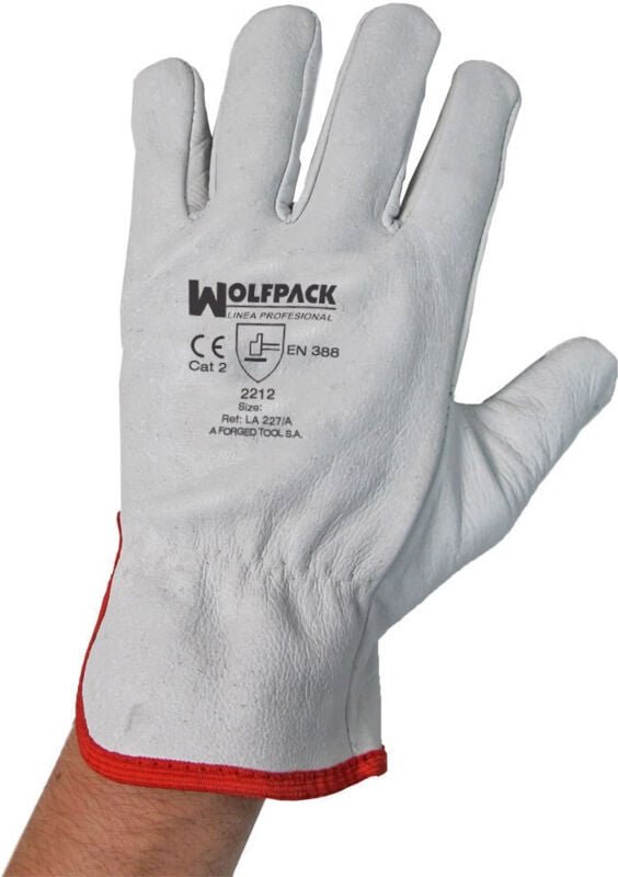 11' flower Lederhandschuhe mit Aufhänger (Paar)