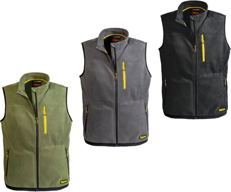 Kapriol Slick Work Fleeceweste - L - Schwarze