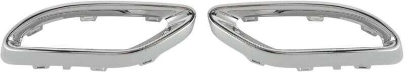 Couvercle d'embout d'échappement chromé brillant, garniture de remplacement pour mercedes-benz A B C E GLC classe cls W1...