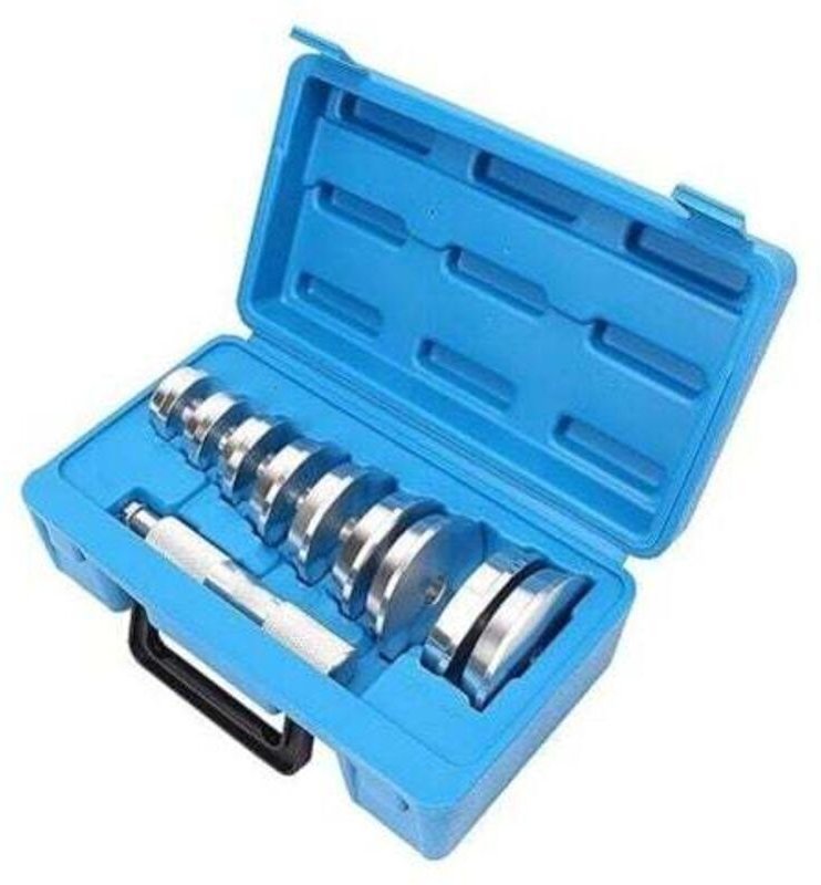 10-teiliges hydraulisches Abzieher-Set für Kfz-Lager zum Einpressen und Entfernen von Lagern (39,5–81 mm) – Kfz-Mechanik...