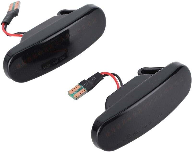 2er-Set LED-Seitenmarkierungsleuchten 51717793 51942933 Passend für Fiat Panda 169 Grande Punto 199 Rauch