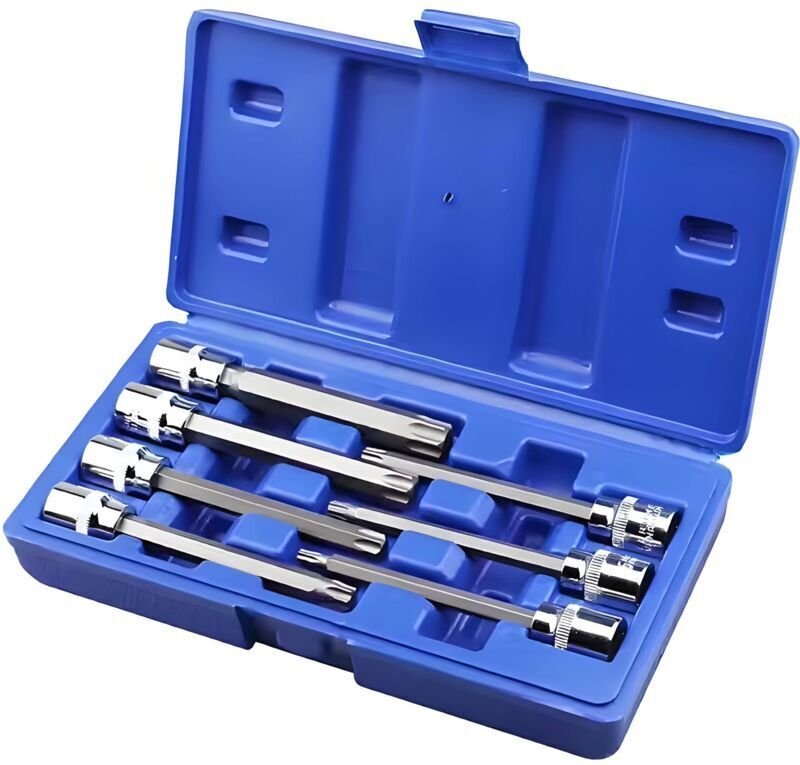 7-teilig Schraubenschlüssel-Steckschlüssel, lange Torx-Steckschlüssel, 3/8 Zoll Außen-Torx-Steckschlüssel, lange Torx-St...